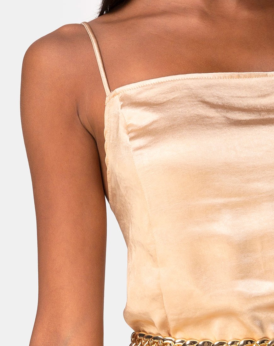 Immagine di Datista Dress in Satin Gold