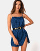 Immagine di Datista Slip Dress in Satin Rose Navy