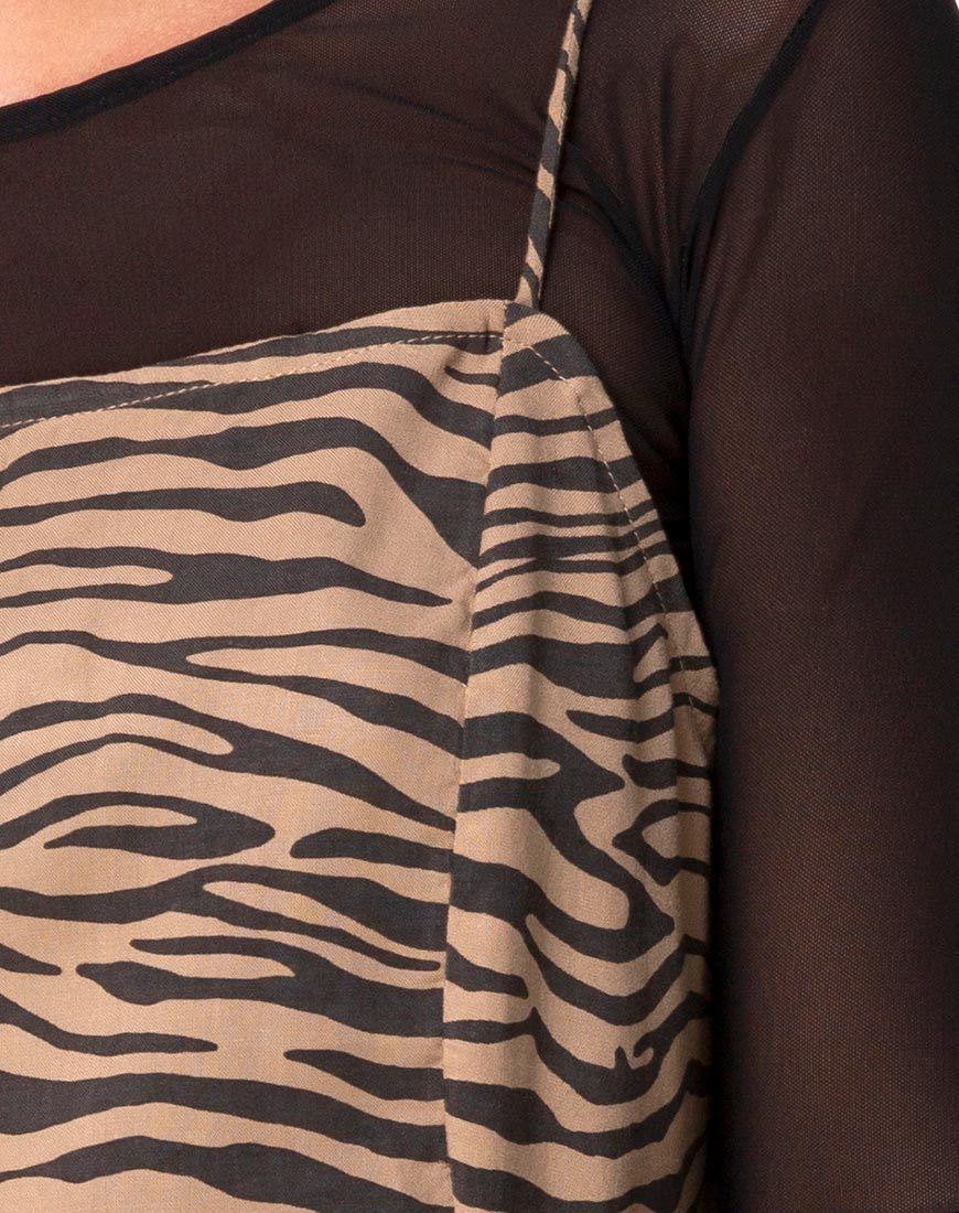 Immagine di Datista Dress in 90s Zebra Taupe
