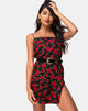 Immagine di Datista Slip Dress in Roaming Rose Nero