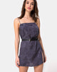 Immagine di Datista Slip Dress in raso rosa grigio