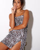 Immagine di Datista Slip Dress in Zebra Vertical