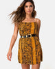 Immagine di Datista Slip Dress in Snake Mustard
