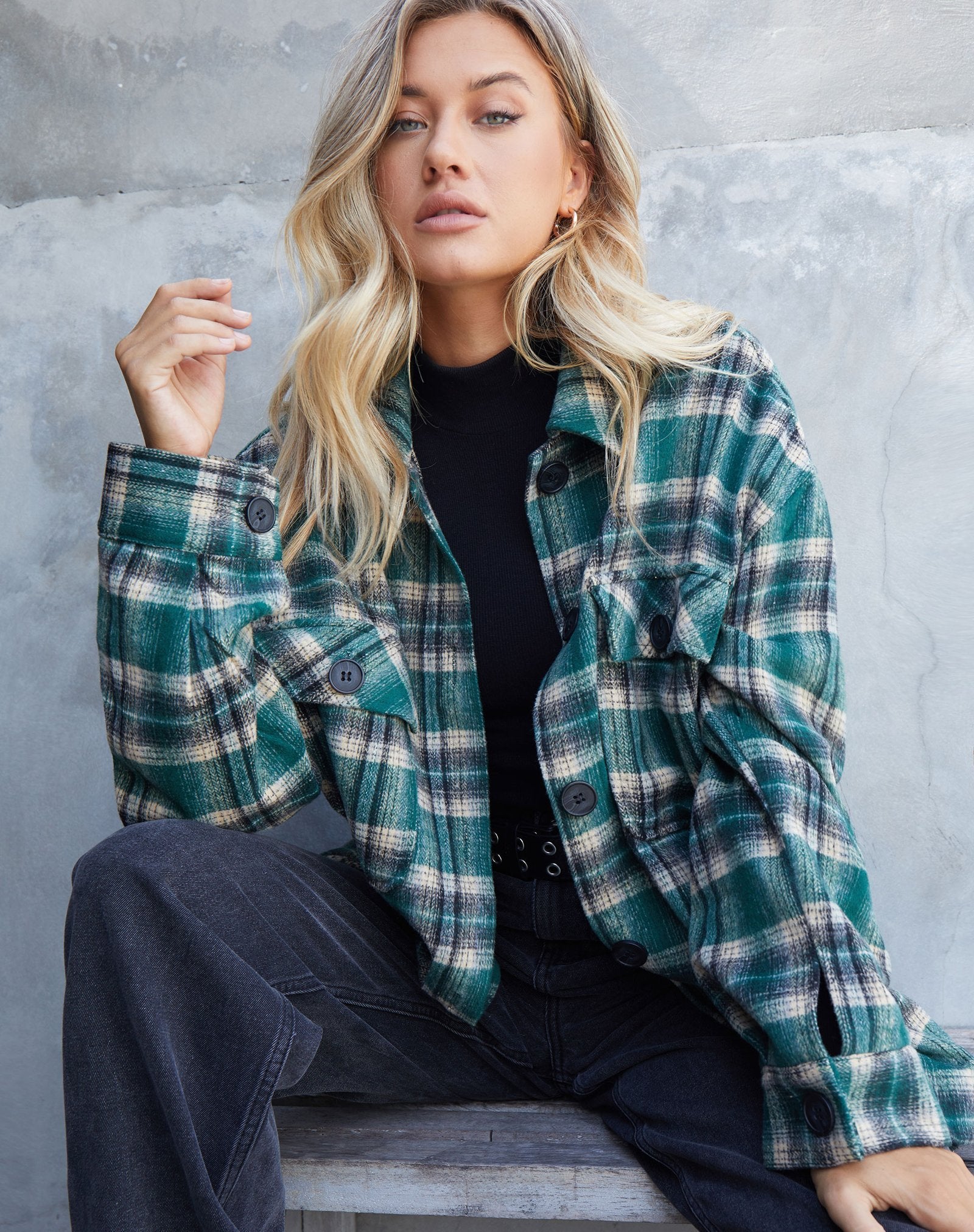 Immagine di Marcel Shirt in Check Green Black