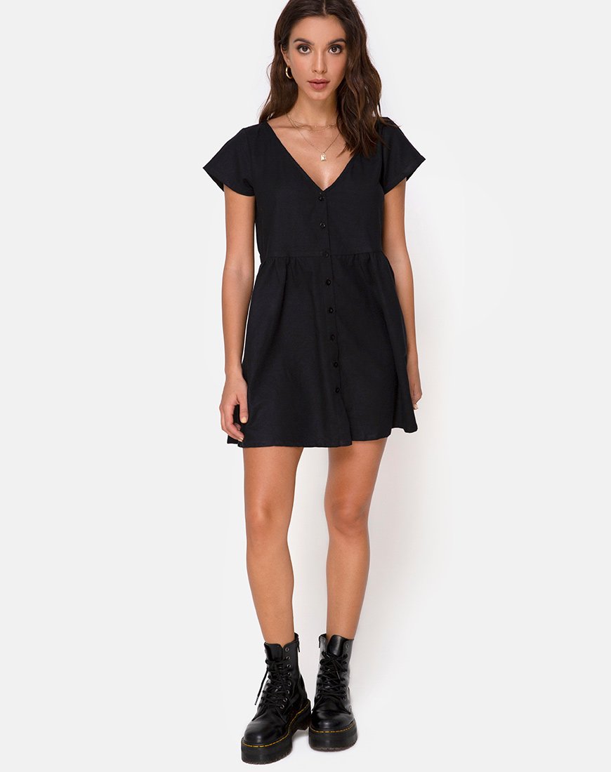 Immagine di Deira Babydoll Dress nero