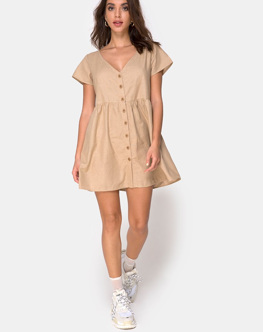 Immagine del vestito babydoll Deira in pietra