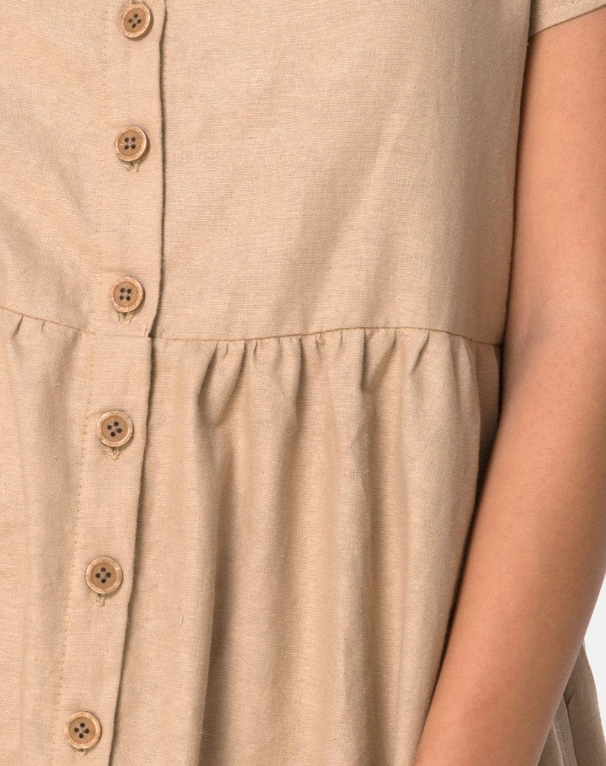 Immagine del vestito babydoll Deira in pietra