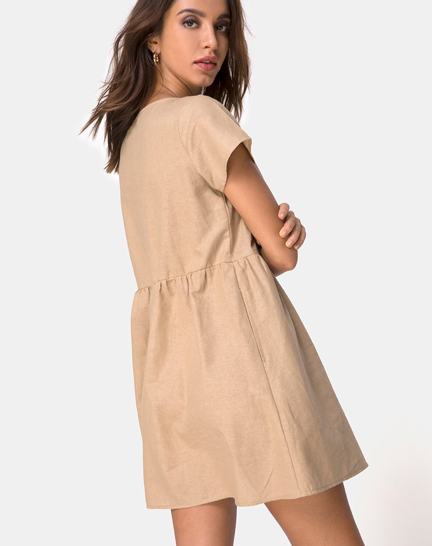 Immagine del vestito babydoll Deira in pietra