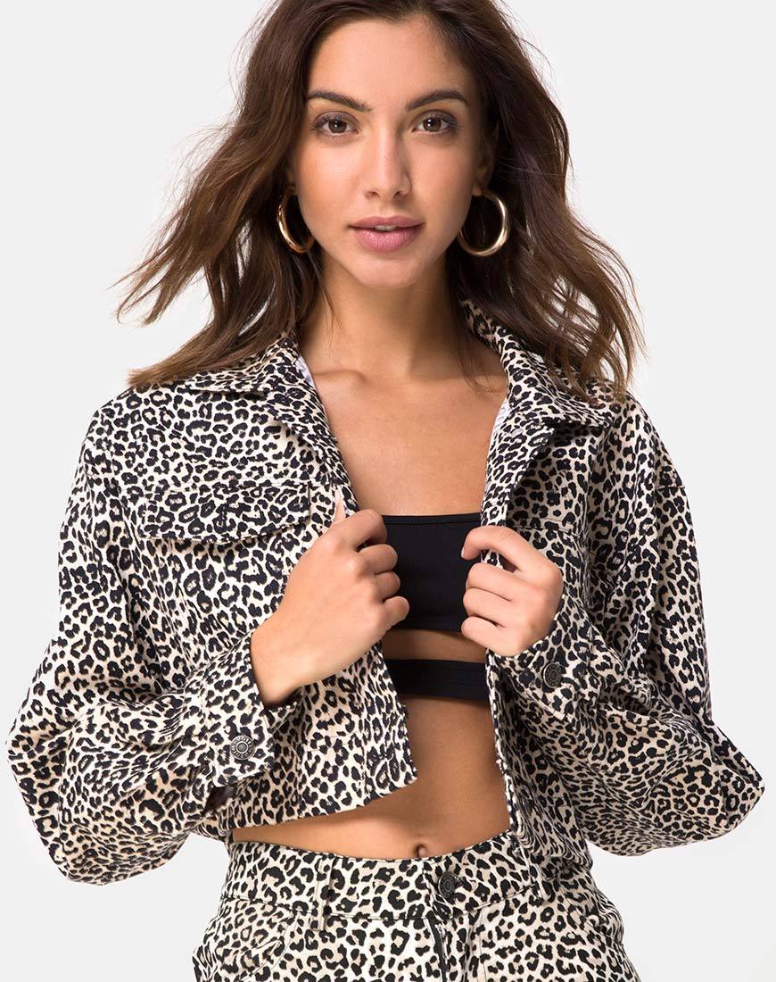 Immagine di Derow Jacket in Rar Leopard