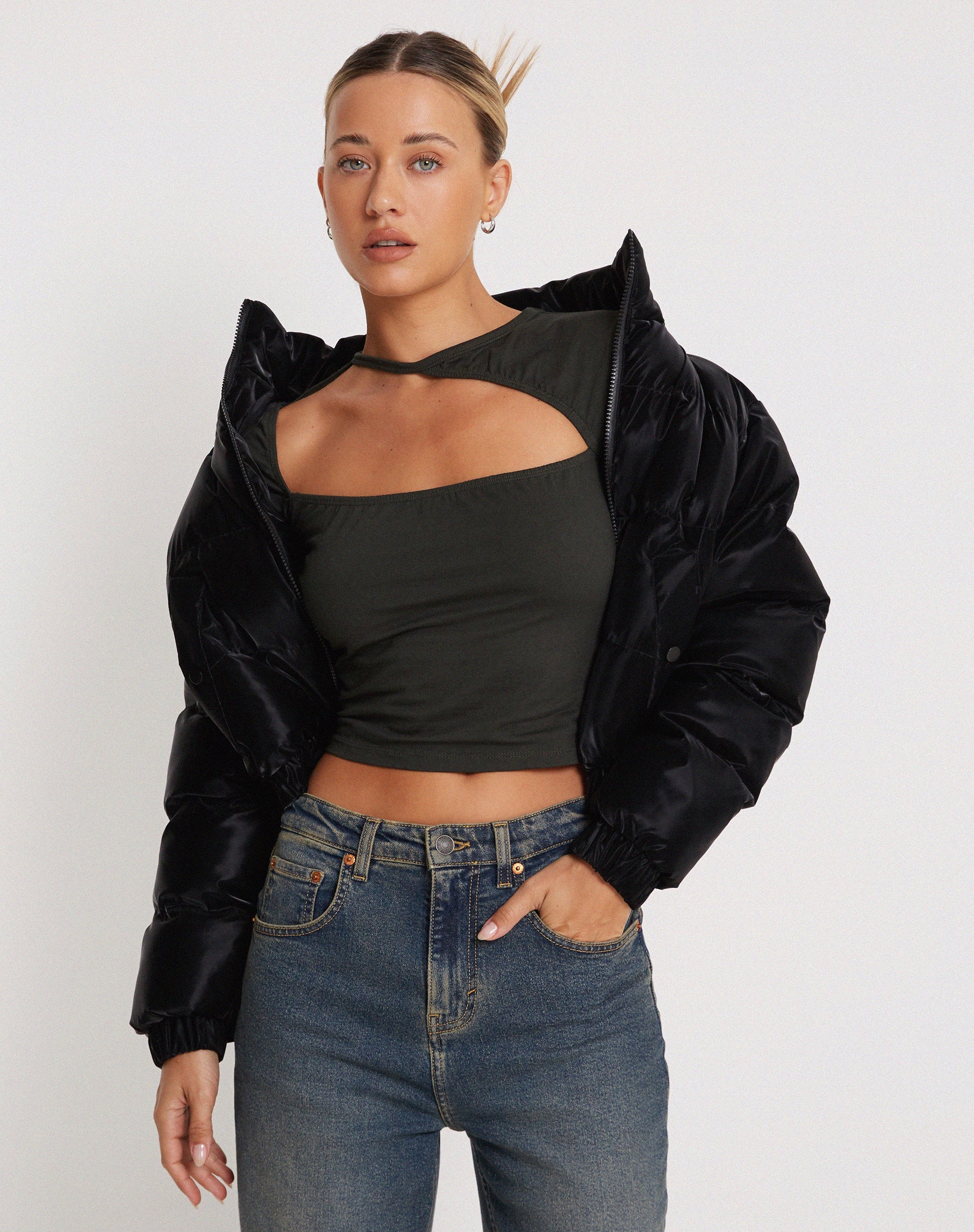 Immagine di Desiree Crop Top in Foresta Nera