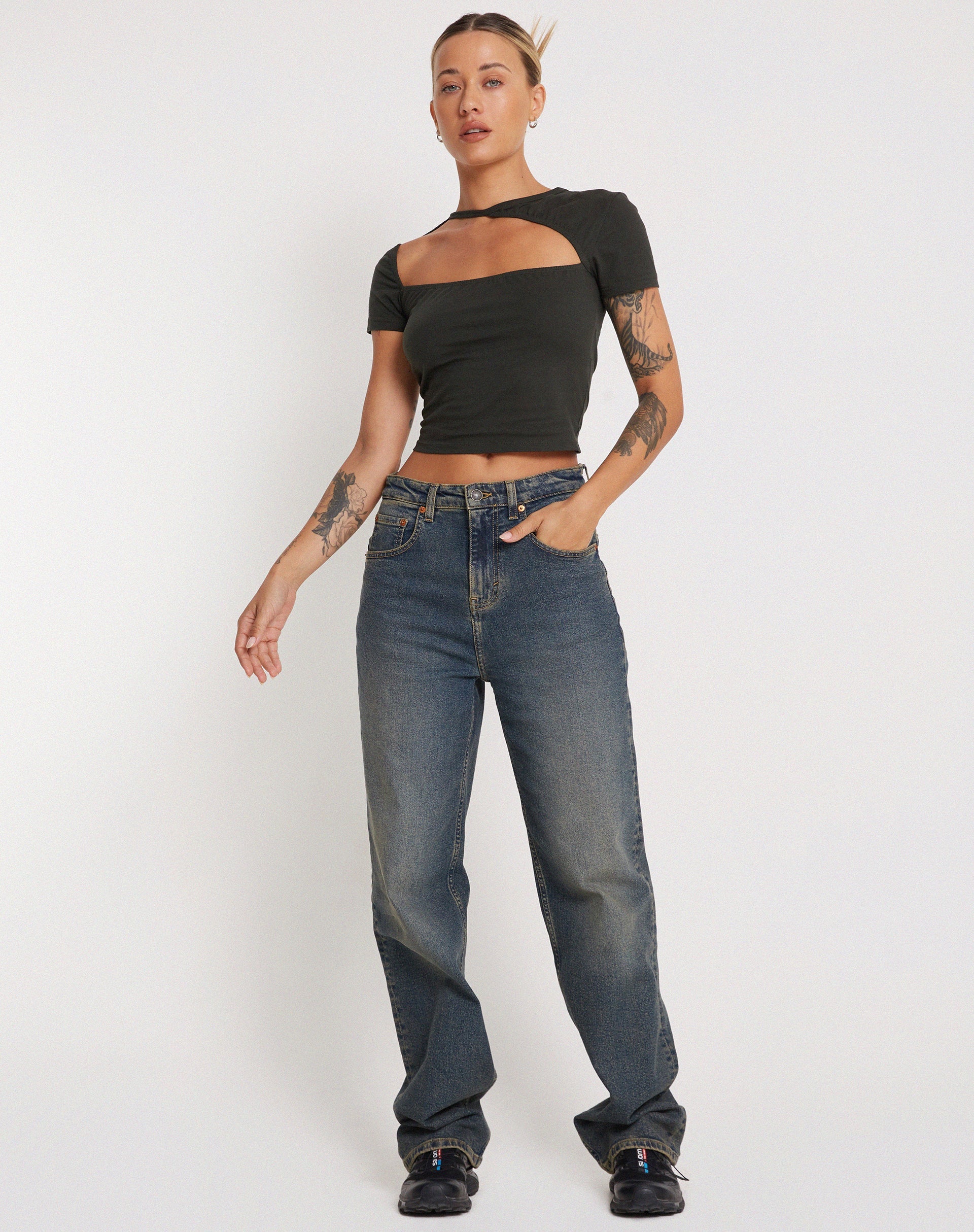 Immagine di Desiree Crop Top in Foresta Nera