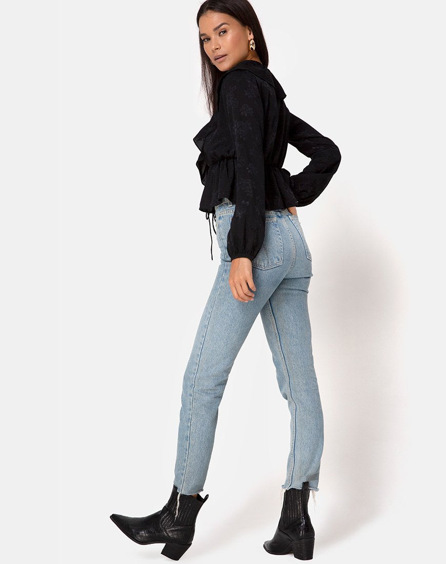 Immagine di Diar Top in Satin Rose Black
