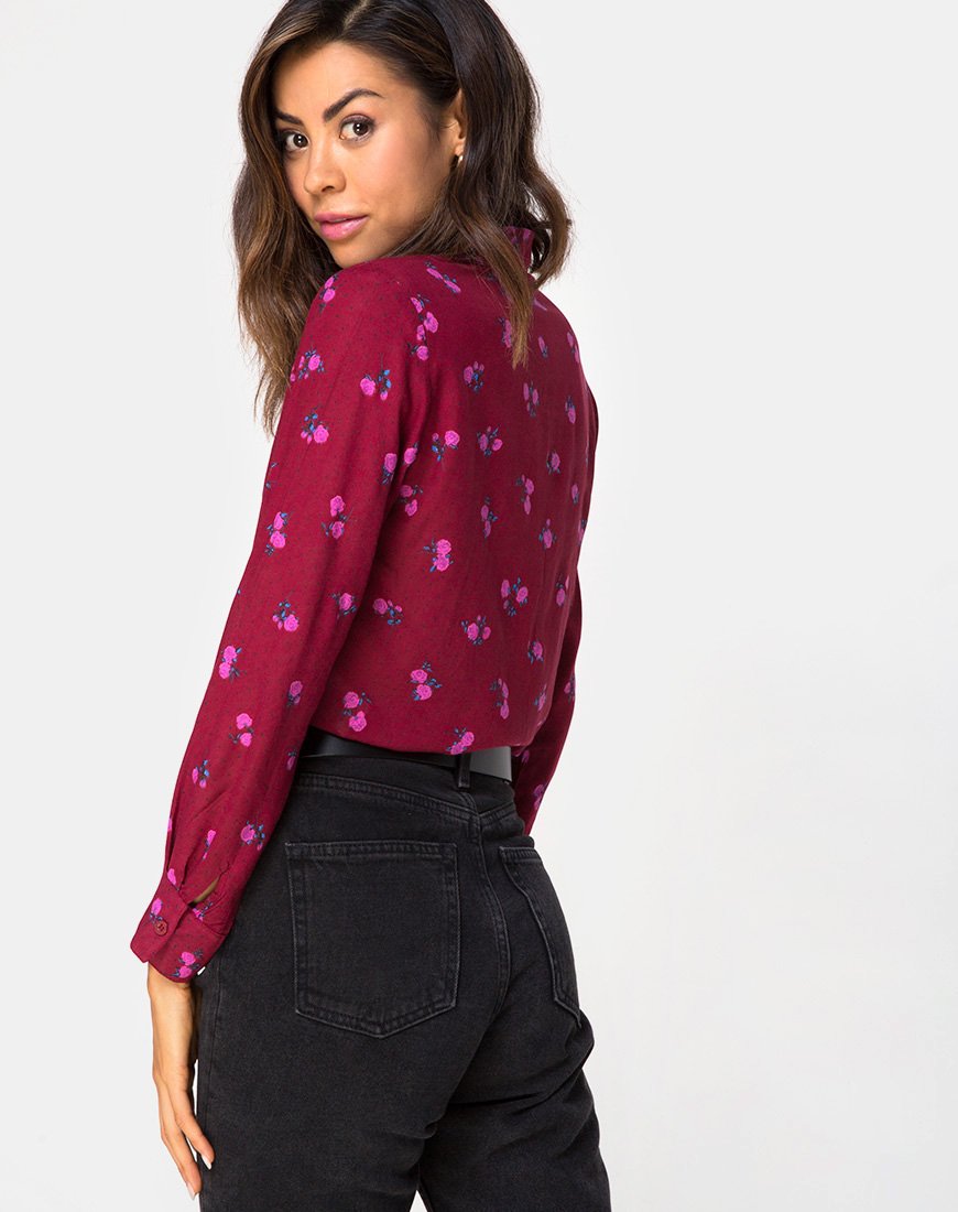 Camicia Dimaris in rosa magenta