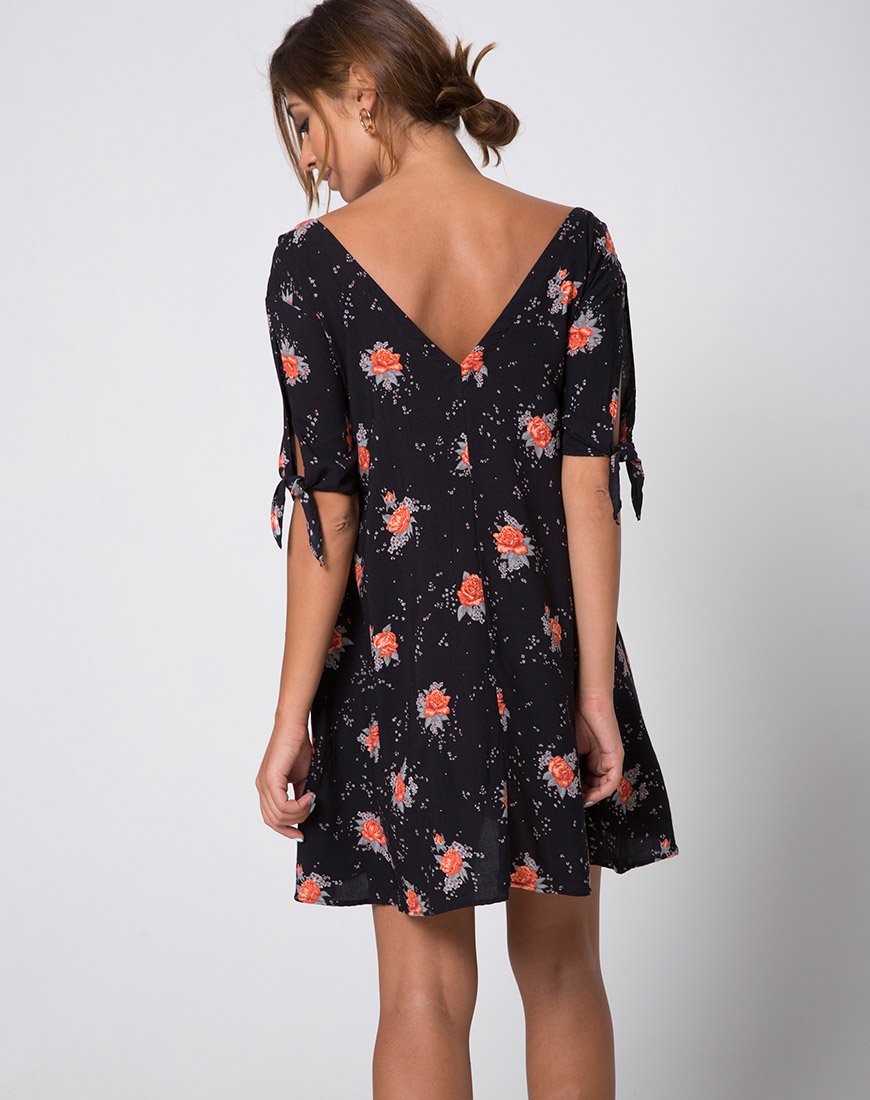Abito Dinda Swing in rosa notte