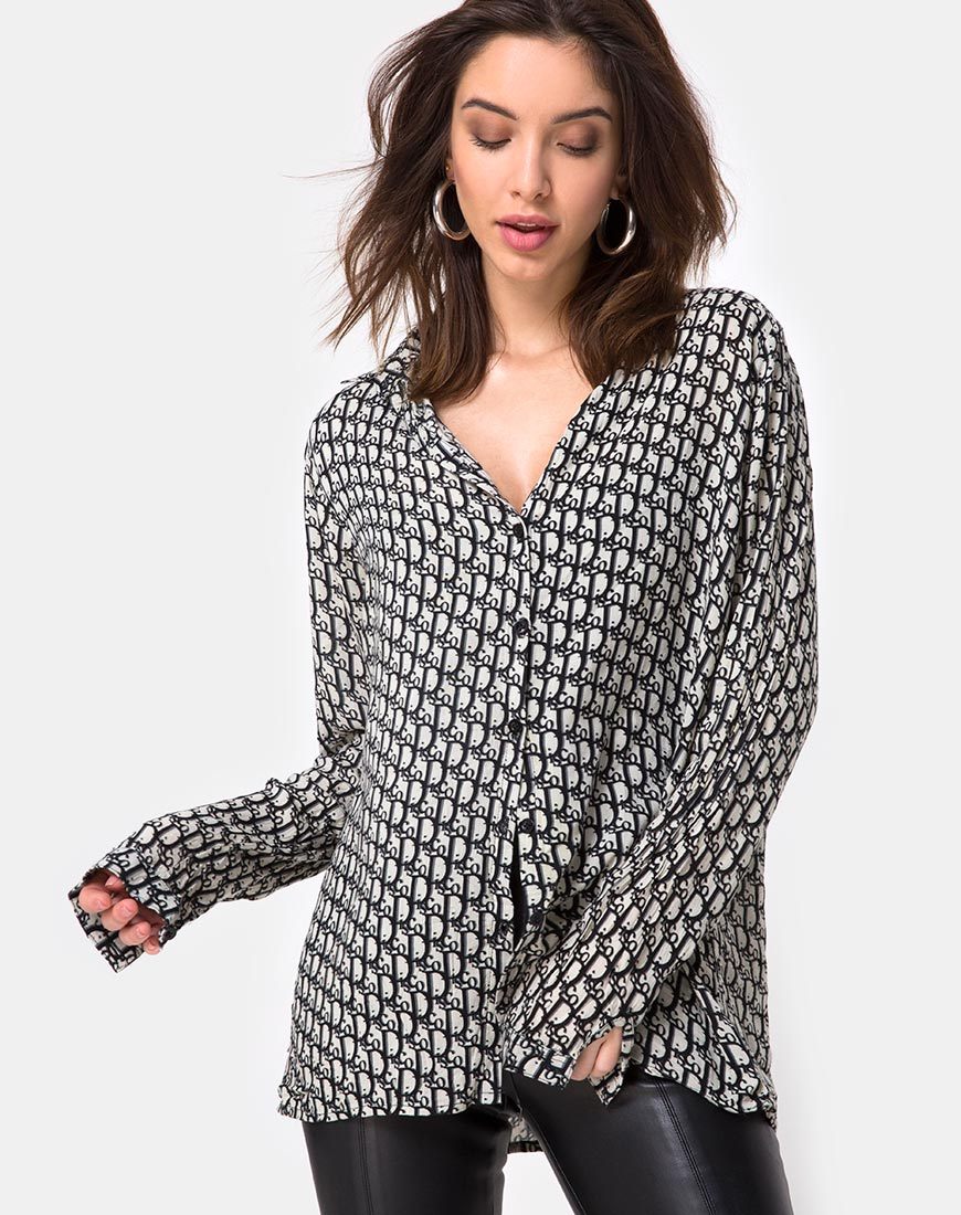 Camicia Disam in Blue Disco