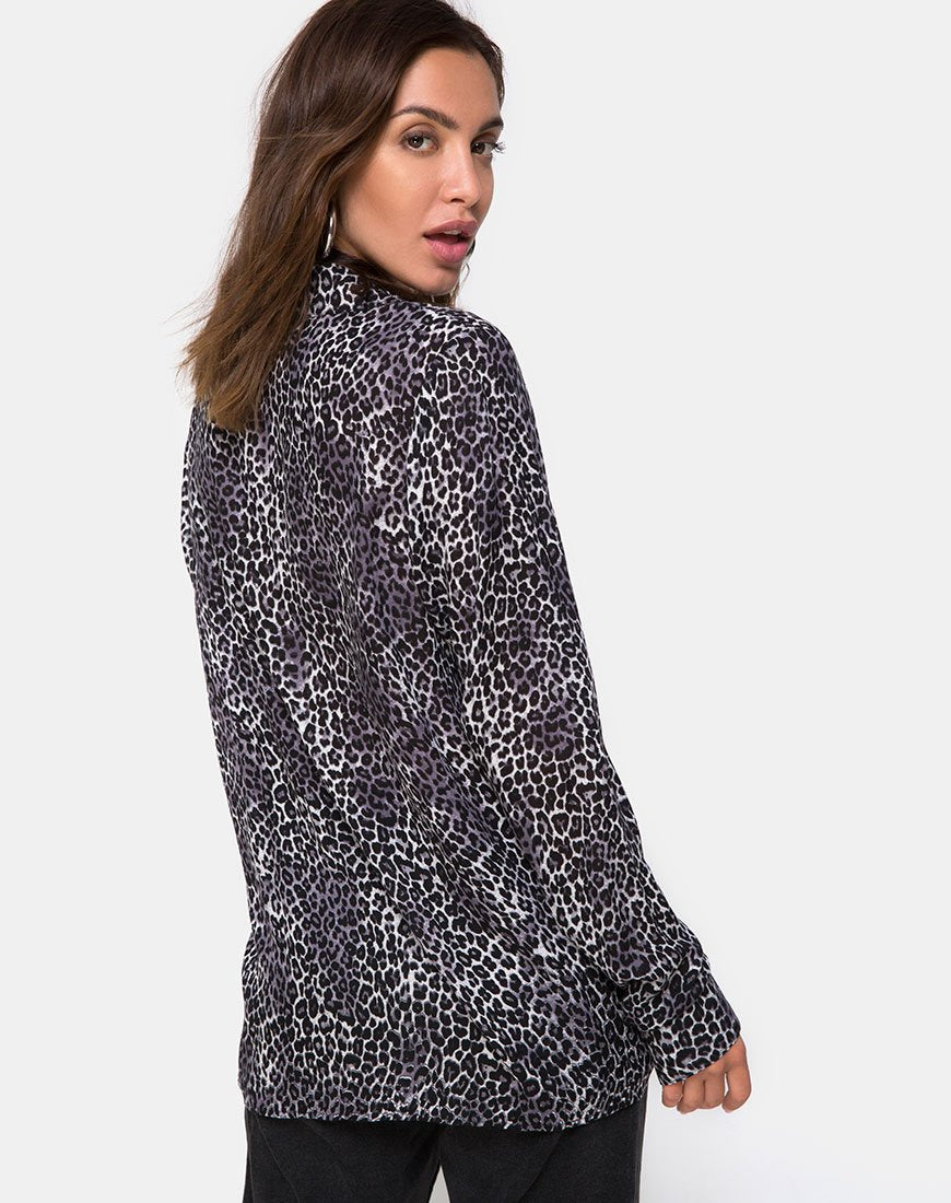 Immagine di Disam Shirt in Rar Leopard Grey