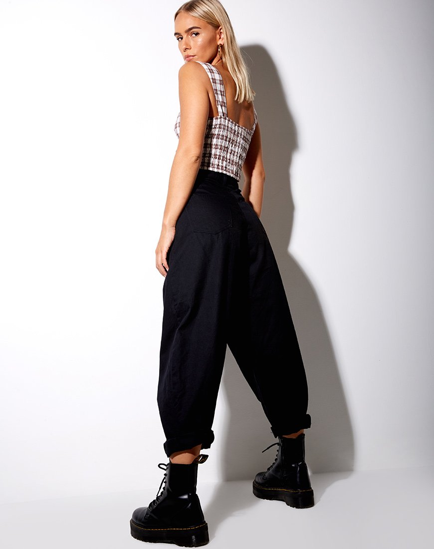 Immagine di Disca Cami Top in Checkmate Brown