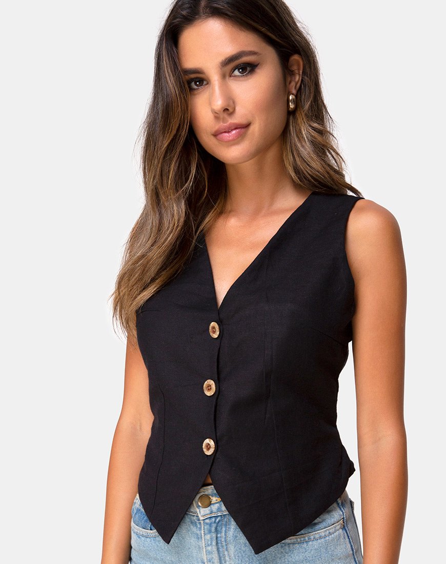 Top Divest in nero