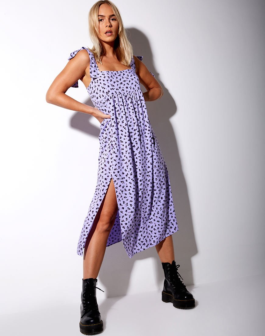Immagine di Dorothy Midi Dress in Dainty Daisy Lilac