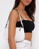 Immagine della borsa a tracolla Gigi in Croc White