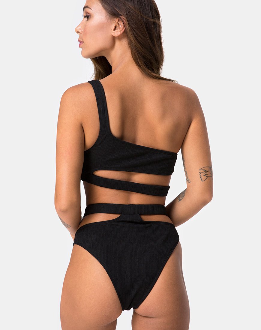Immagine di Drelins Bikini Top in Black Rib