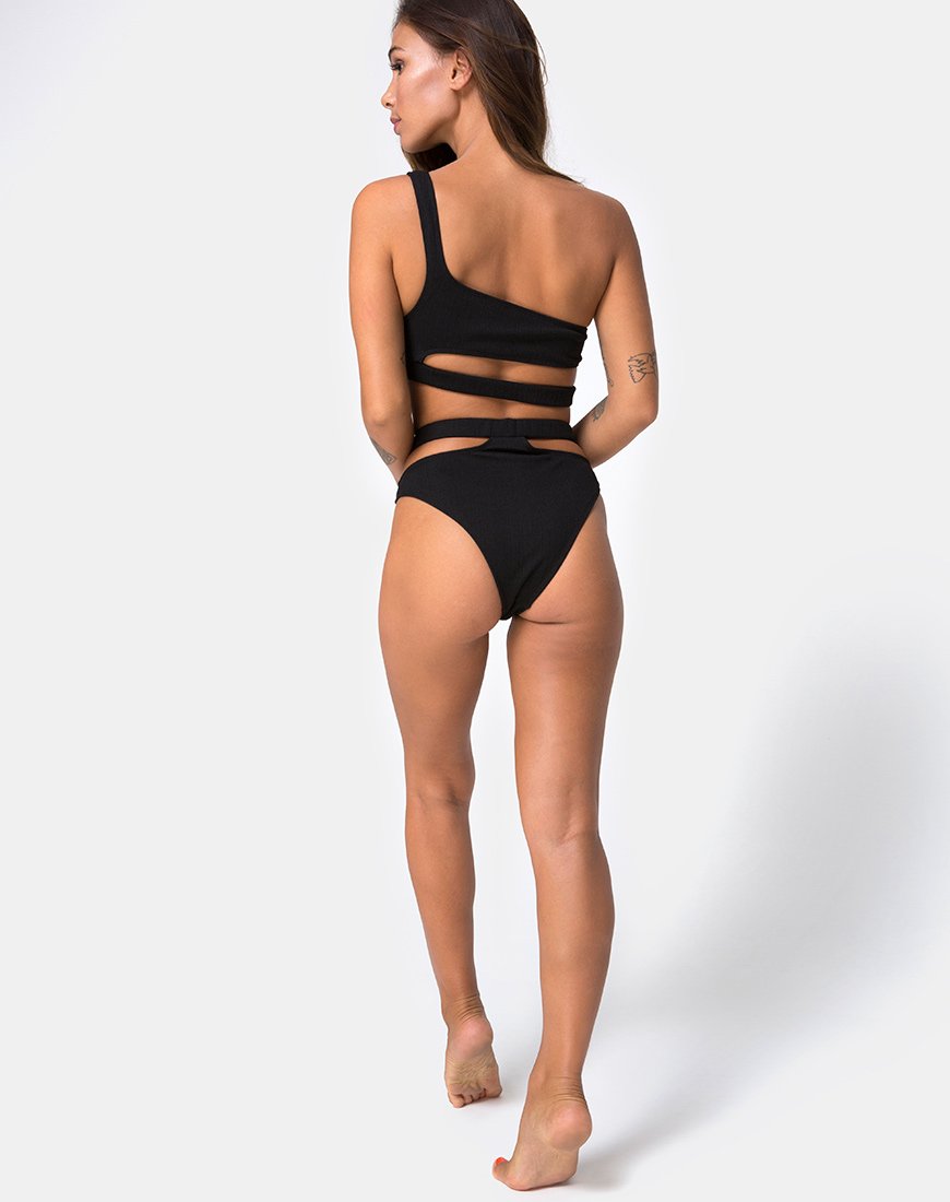 Immagine di Drelins Bikini Top in Black Rib
