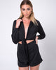Immagine di Drille Cutout playsuit in nero