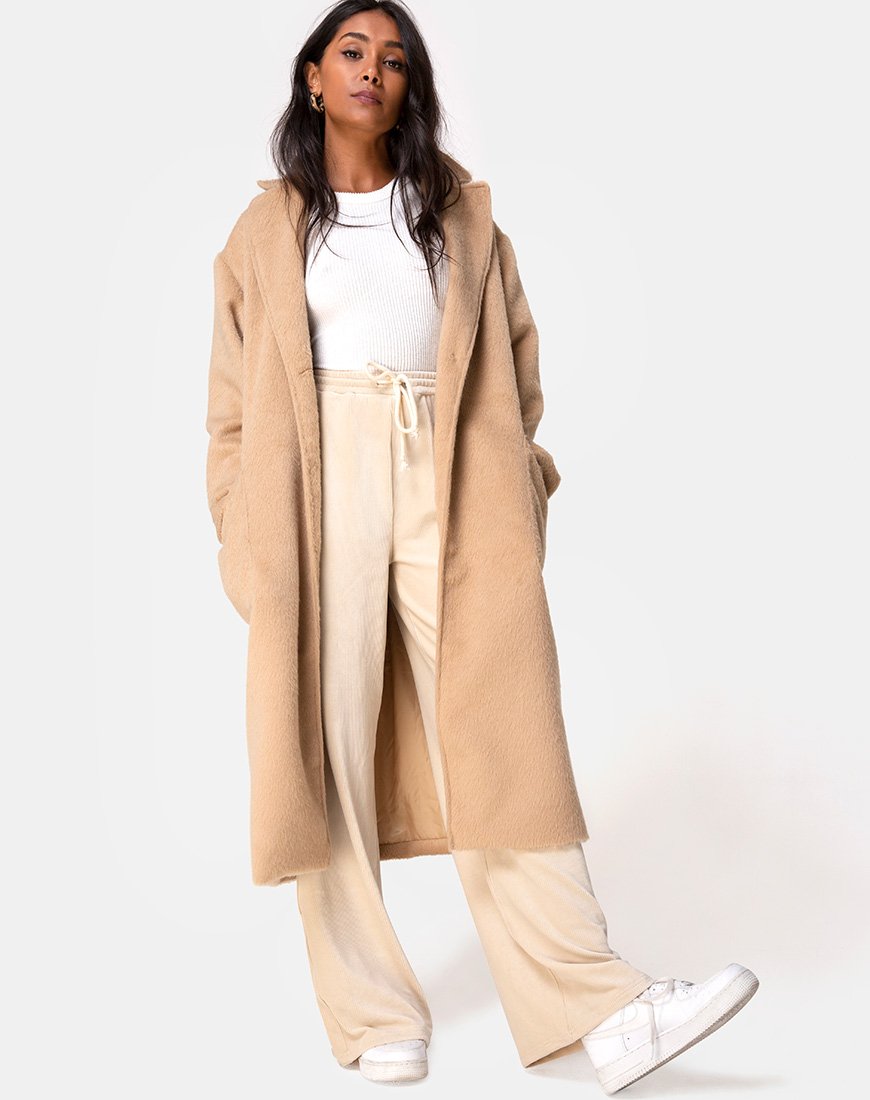 Immagine del cappotto Duster in tessuto Tan