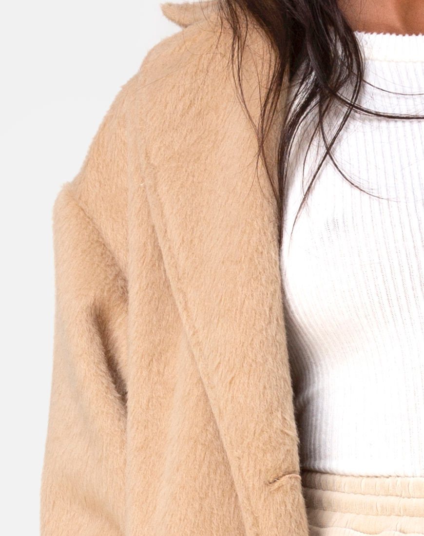 Immagine del cappotto Duster in tessuto Tan