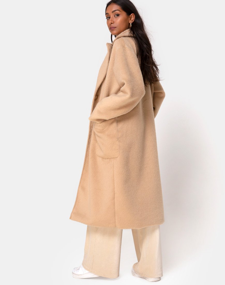 Immagine del cappotto Duster in tessuto Tan