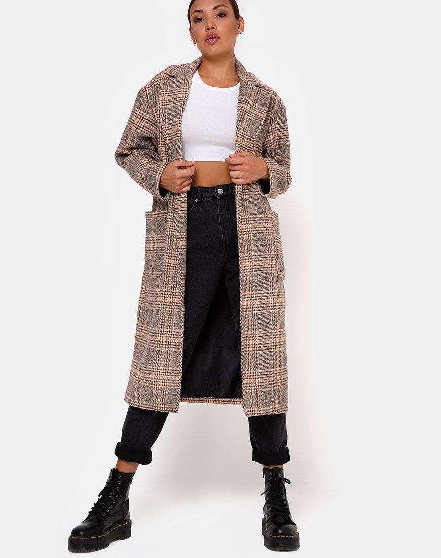 Cappotto spolverino in Winston Check