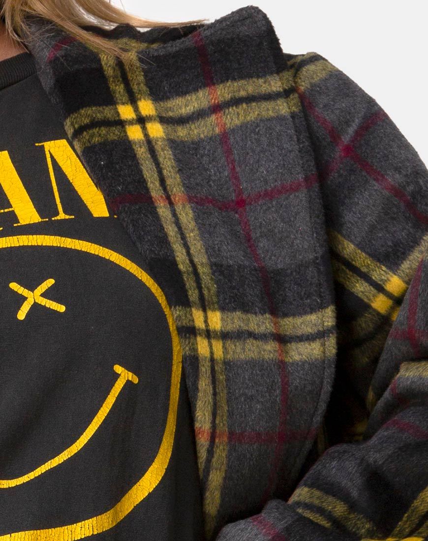 Immagine di Dusty Coat in Check Yellow Brown