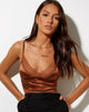 Immagine di Dyrana Crop Top in Rose Flock Brown