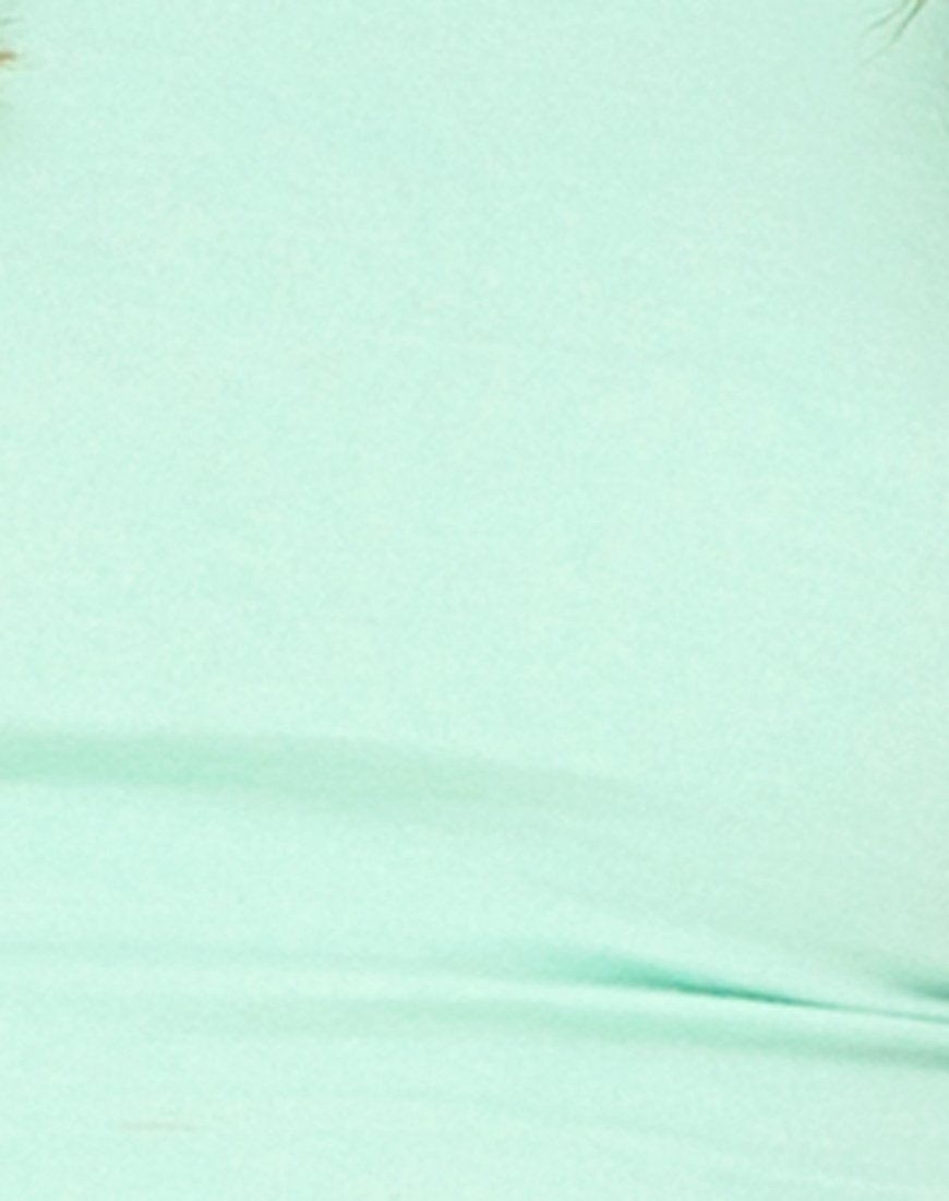 Immagine di Motel Early Strappy Crop Top in menta