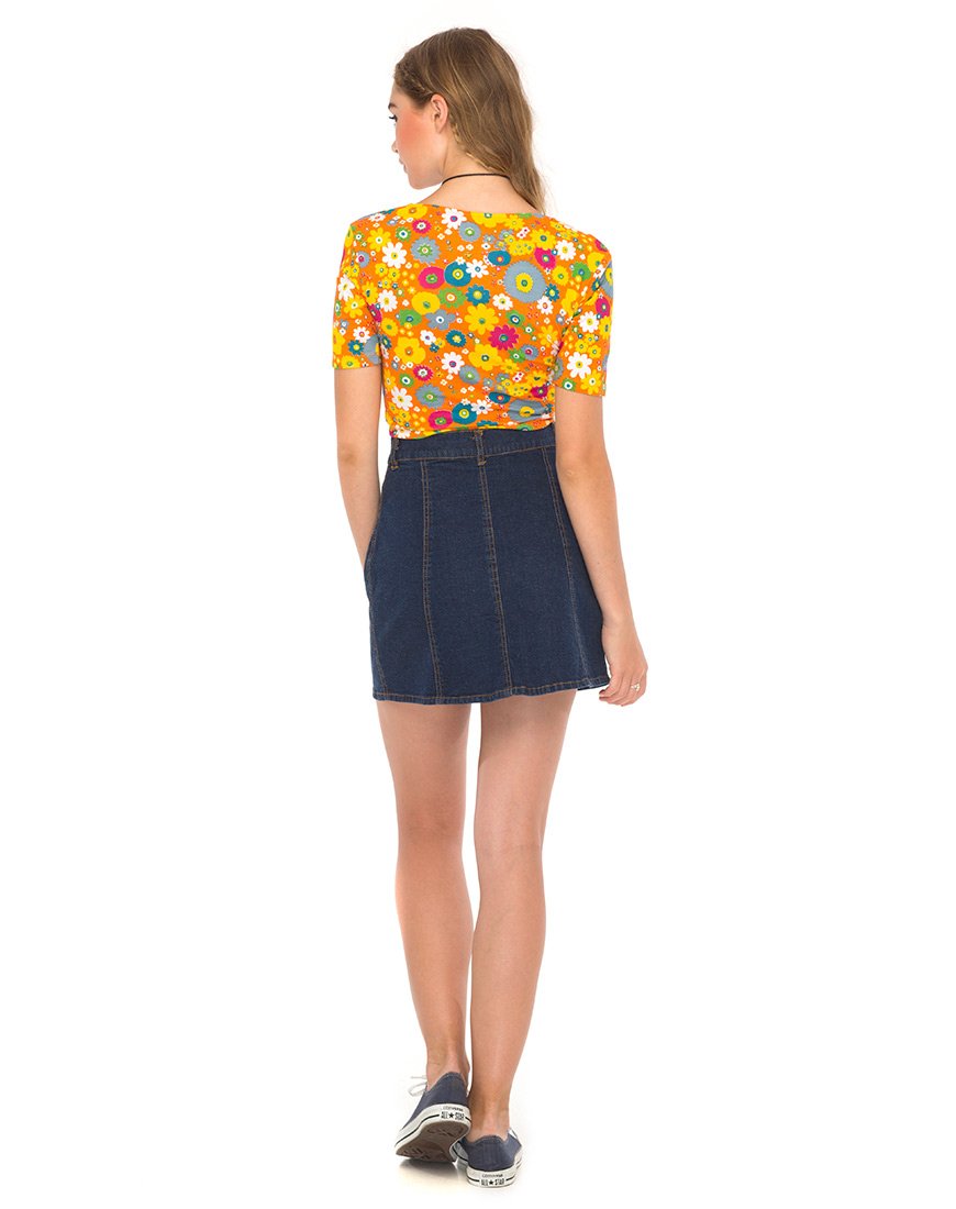 Immagine di Eclat Crop Top in Playtime Floral Orange