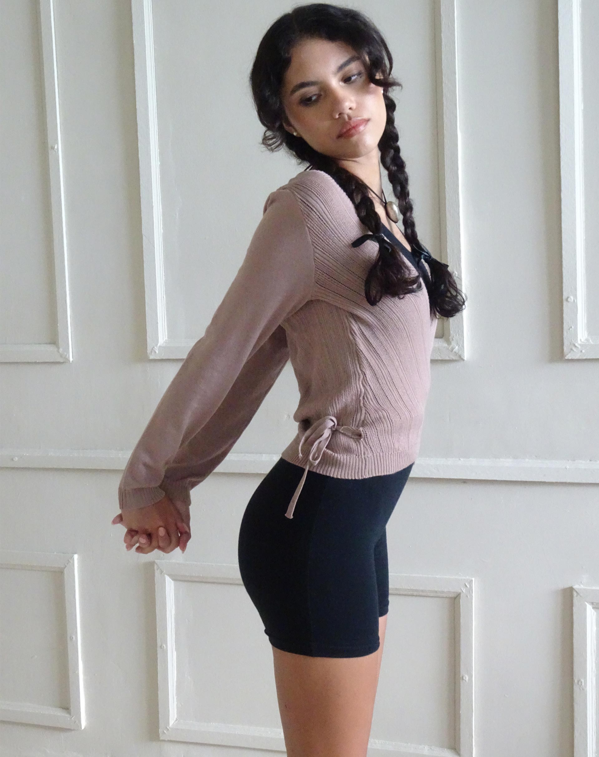 immagine del cardigan Edelie Wrap in Blush