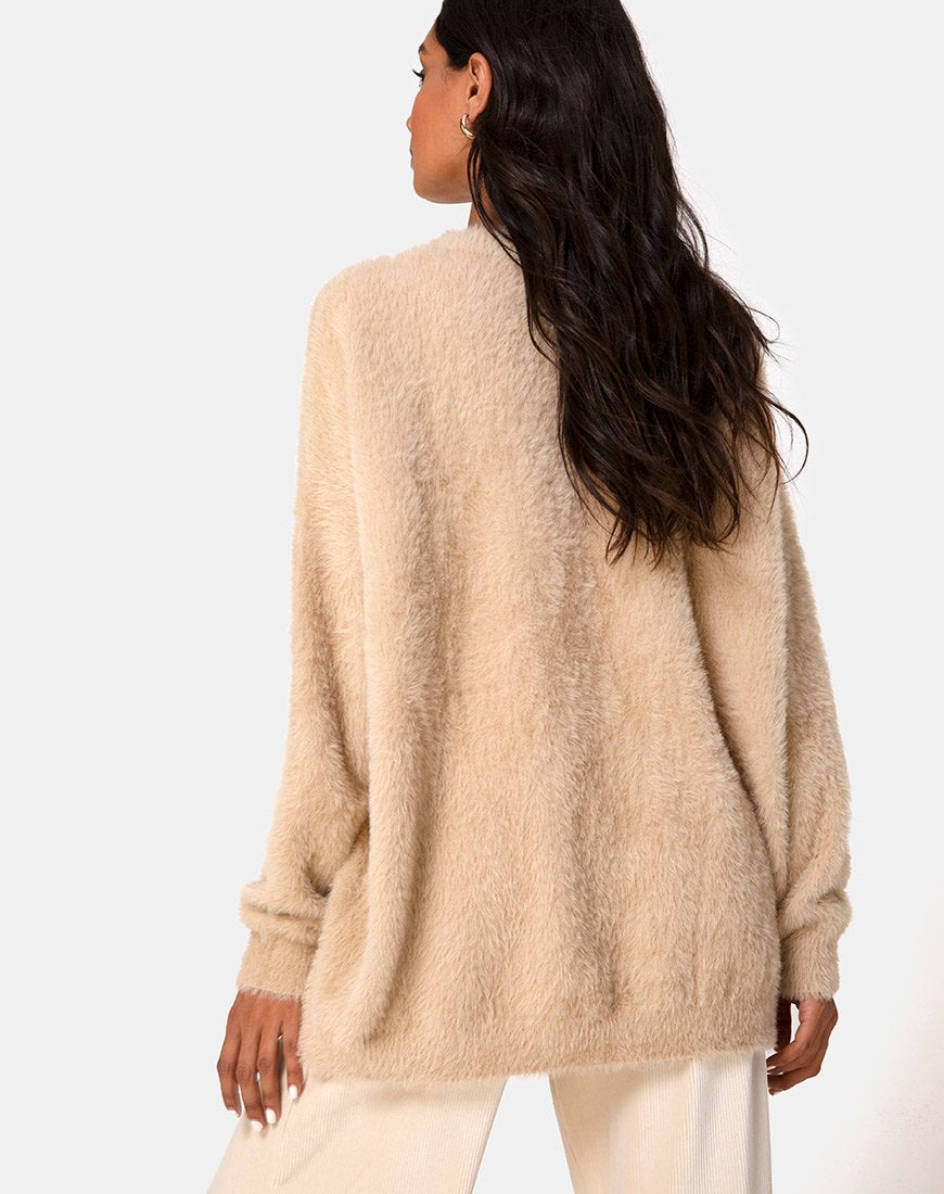 Maglione Edgen in maglia sabbia