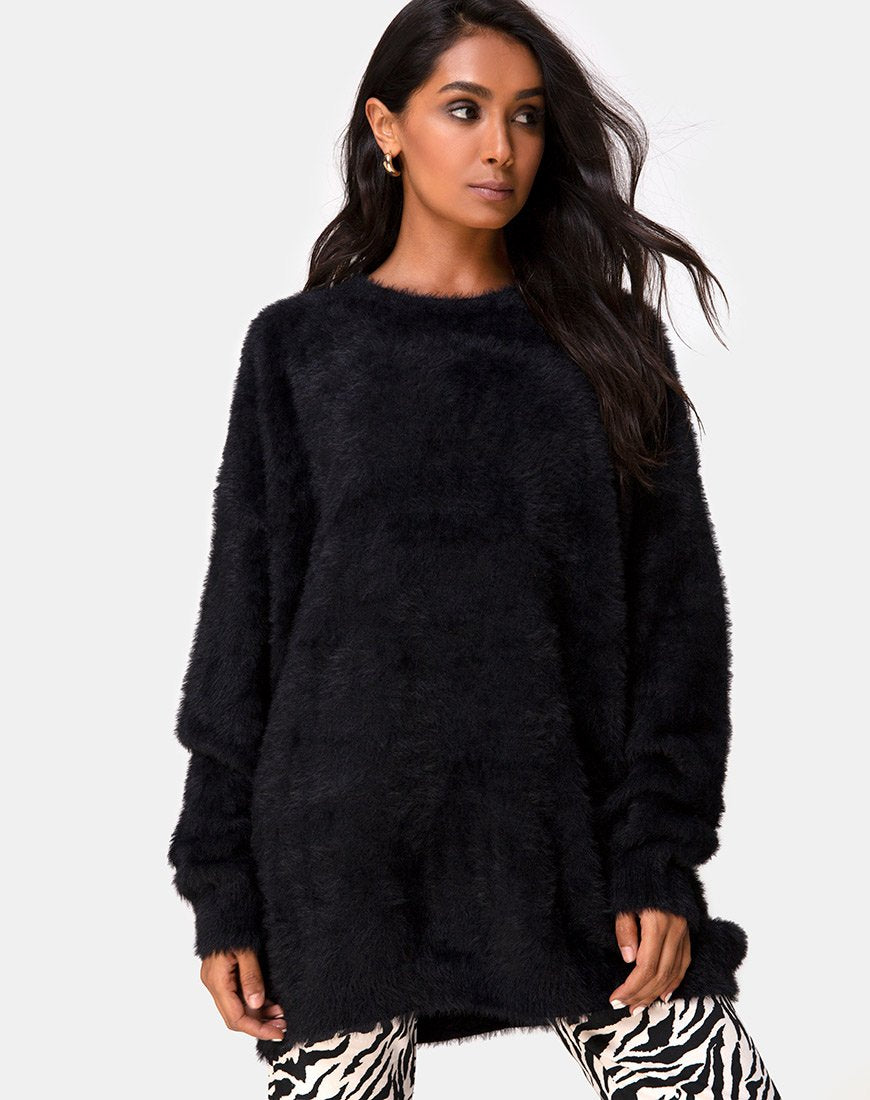 Maglione Edgen in maglia nera