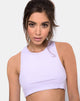 Immagine di Edina Crop Top Rib Lilla