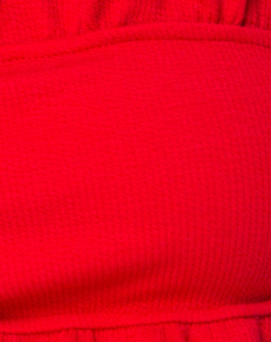 Immagine di Effie Bikini Top in Red Rib