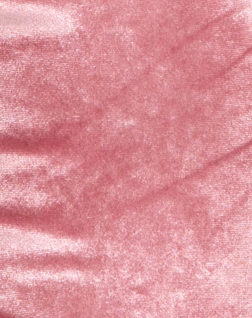 Immagine di Eikin Corpetto a tuffo in velluto Blush