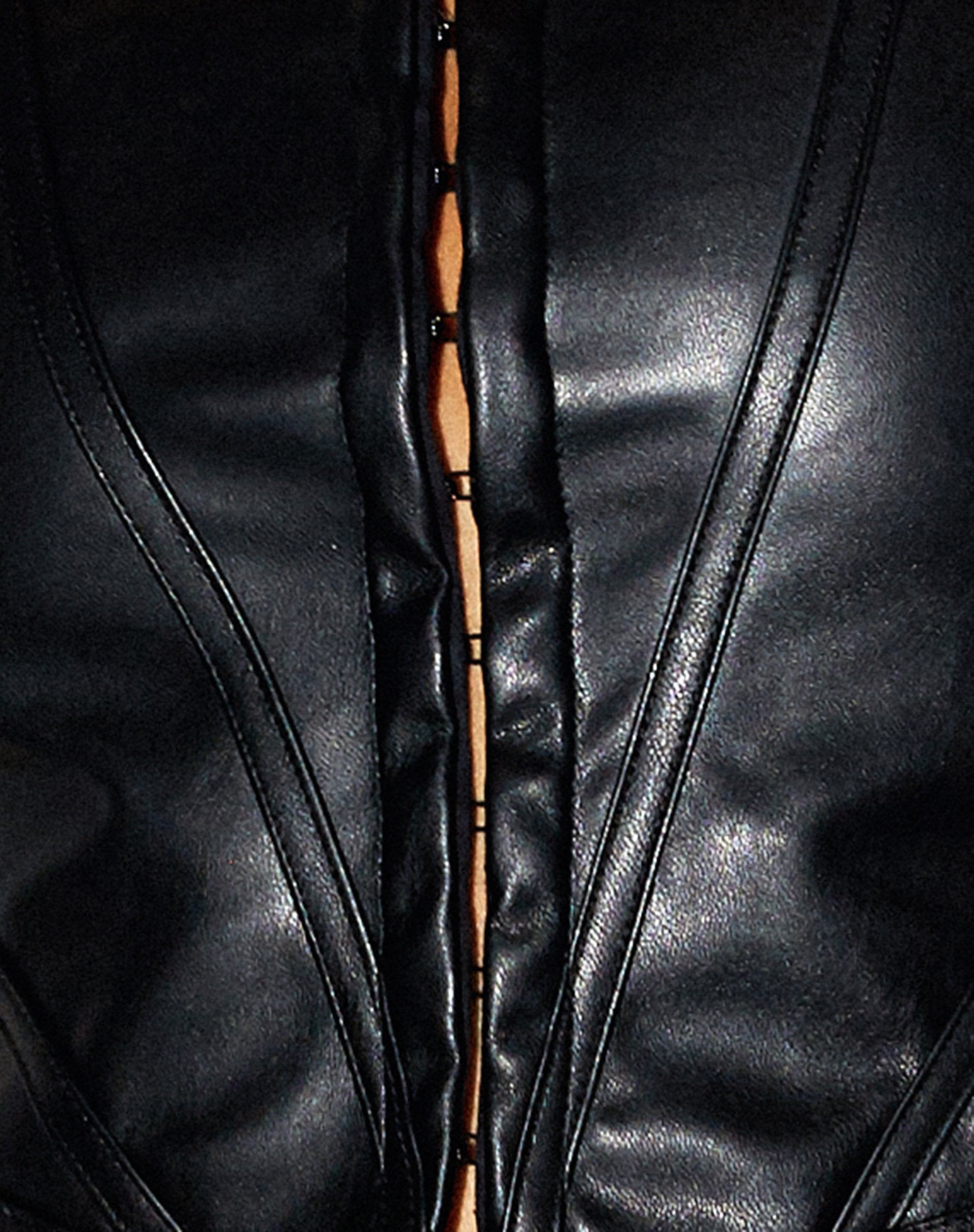 Immagine di Elci Corsetto Top in Pu Nero