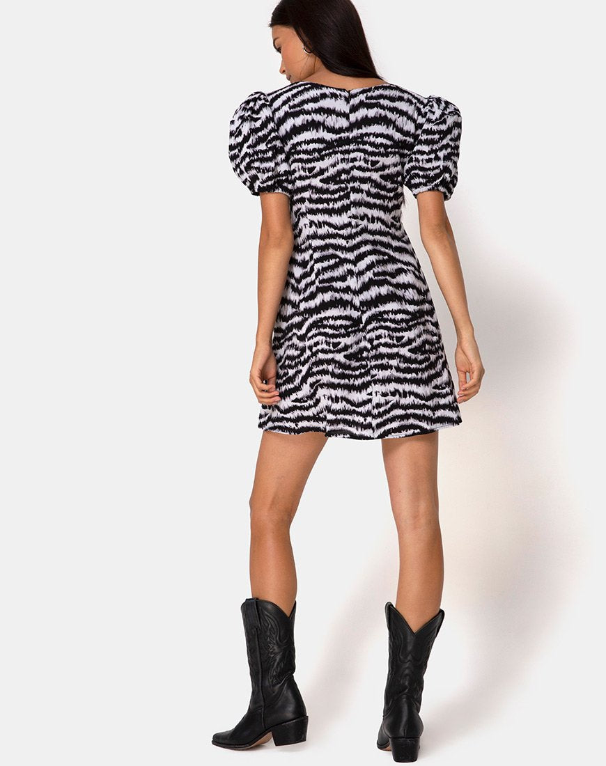 Immagine di Elcia Dress in Animal Drip Grigio