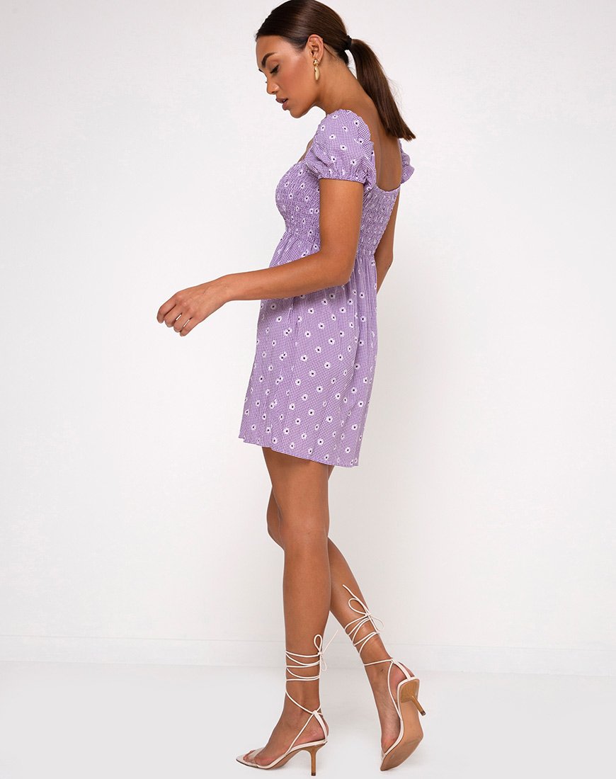 Immagine di Eldre Dress in Daisy Field Lavender