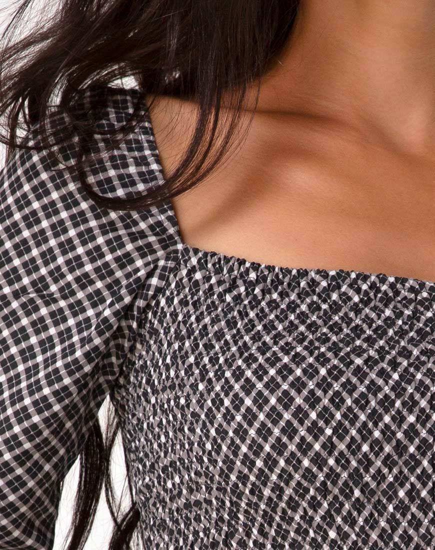 Immagine di Elina Top in Check It Out Nero