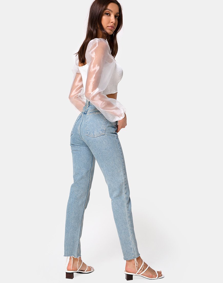Immagine di Elina Top in Organza Crema
