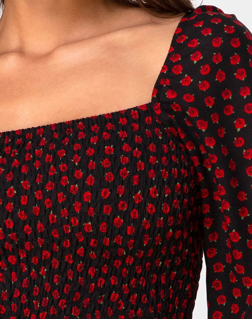 Immagine di Elina Top in Dotty Rose Nero