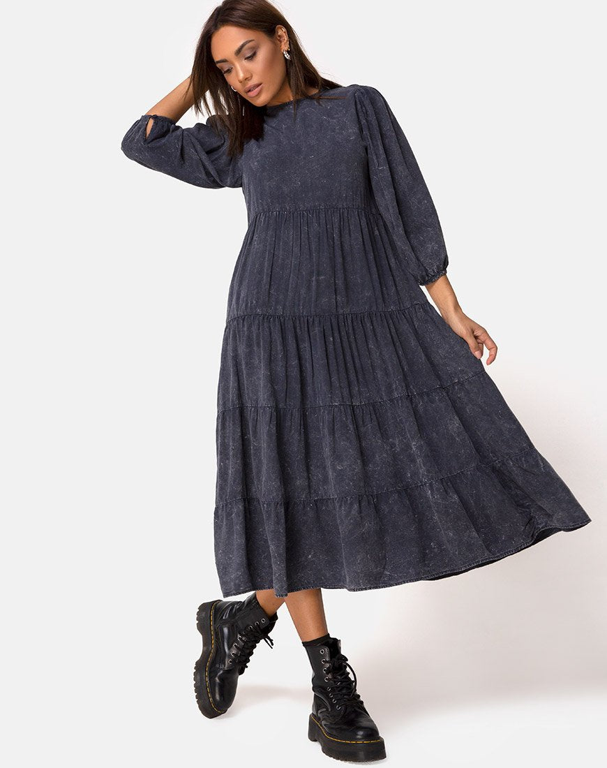 Immagine di Magnolia Dress in Wash Out Black