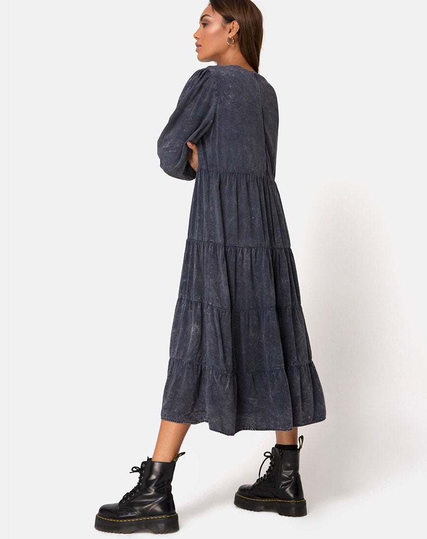 Immagine di Magnolia Dress in Wash Out Black