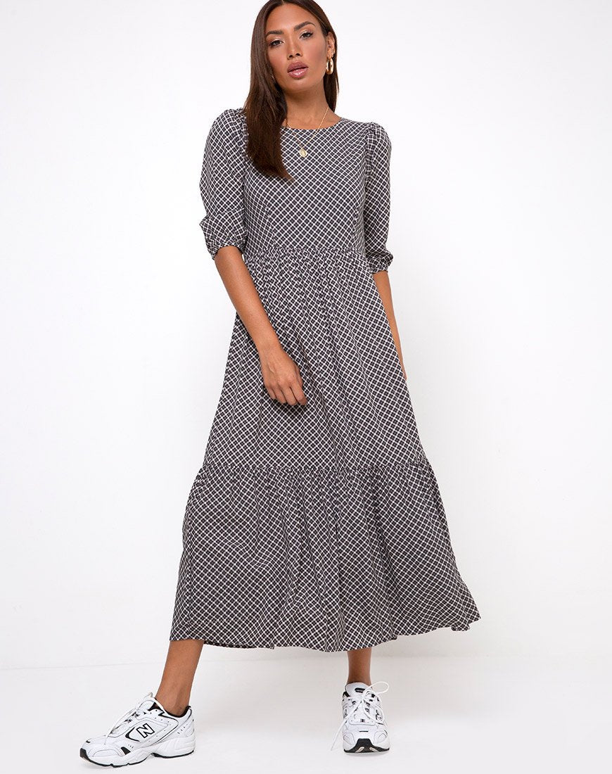 Maxi abito Ellery in nero Check it Out